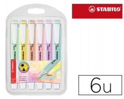 MARCADOR STABILO SWING PASTEL PACK 6U